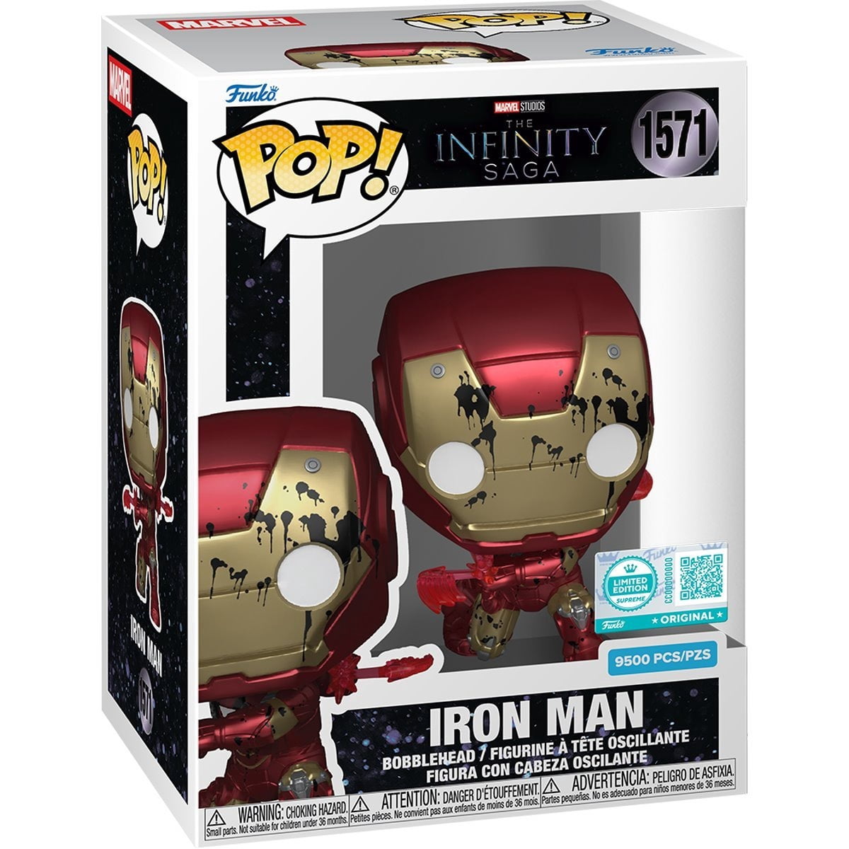 Funko Pop Vinyl Figure Iron Man Mark 6 from Marvel The Infinity Saga 1571 Entertainment Earth 9500