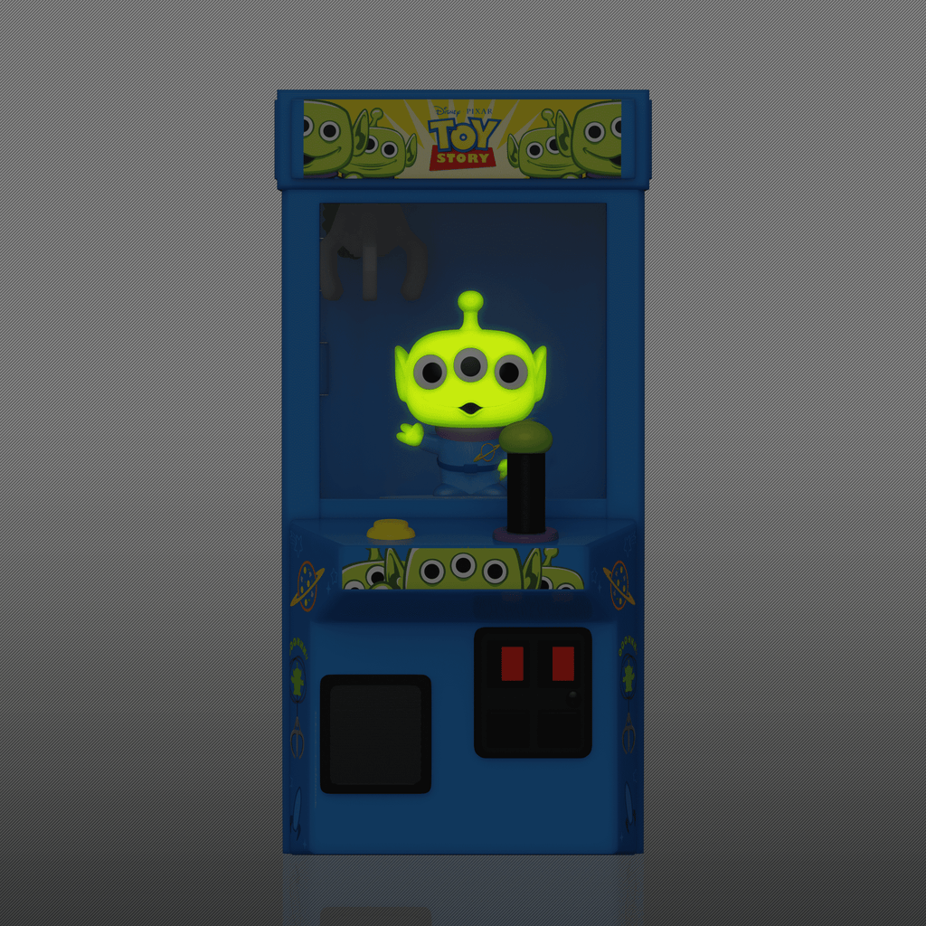 Funko Bitty POP! Arcade: Toy Story - Alien Claw Machine with Alien Collectible Glow-in-the-Dark Vinyl Mini-Figure