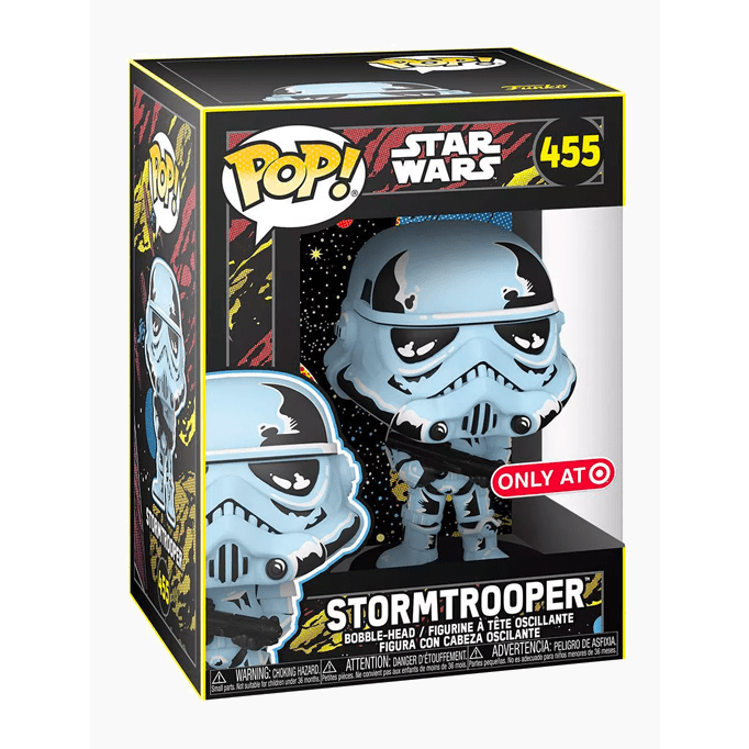 Funko Pop! Star Wars Retro Stormtrooper #455 Exclusive + Protector