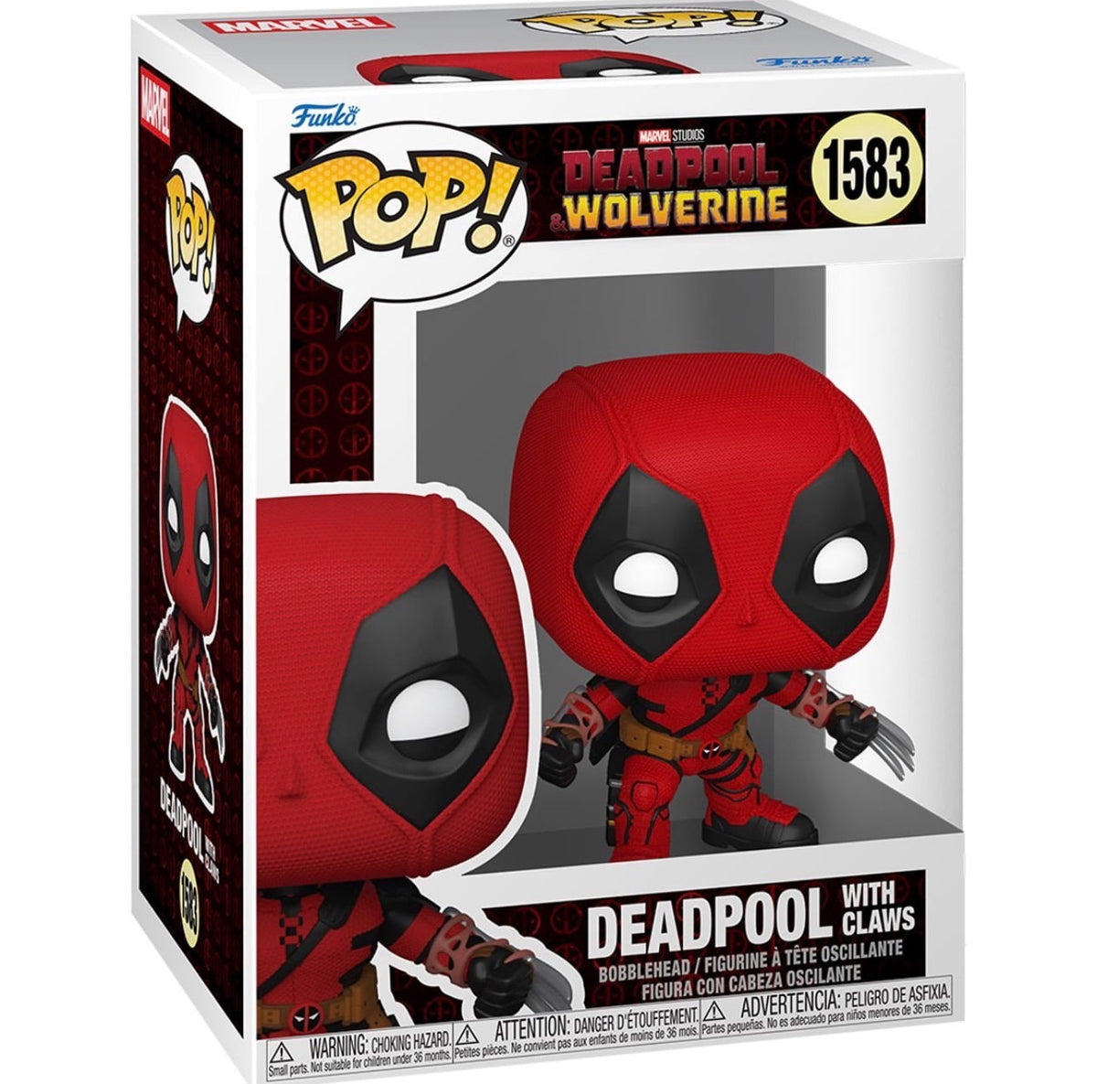 Deadpool & Wolverine Deadpool with Claws Funko Pop! Vinyl Figure #1583