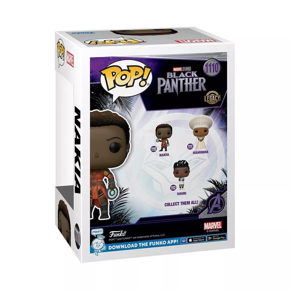 Funko Pop Black Panther Nakia Legacy Collection 1110 Box Protector Include