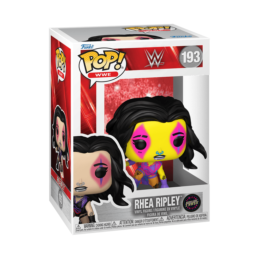 Funko POP WWE: Rhea Ripley WM40 with Possible Blacklight Chase Collectible Vinyl Figure