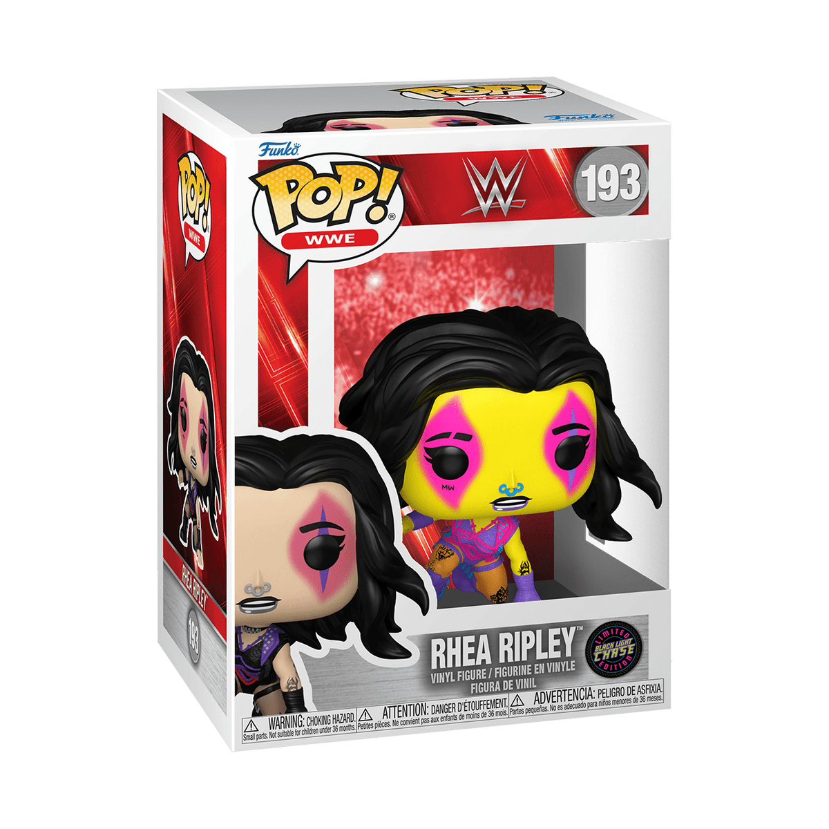 Funko POP WWE: Rhea Ripley WM40 with Possible Blacklight Chase Collectible Vinyl Figure