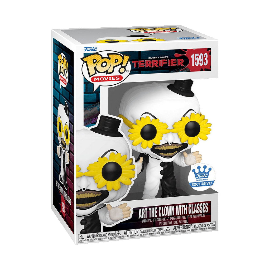 Funko Pop! Terrifier Art the Clown with Glasses #1593 Exclusive