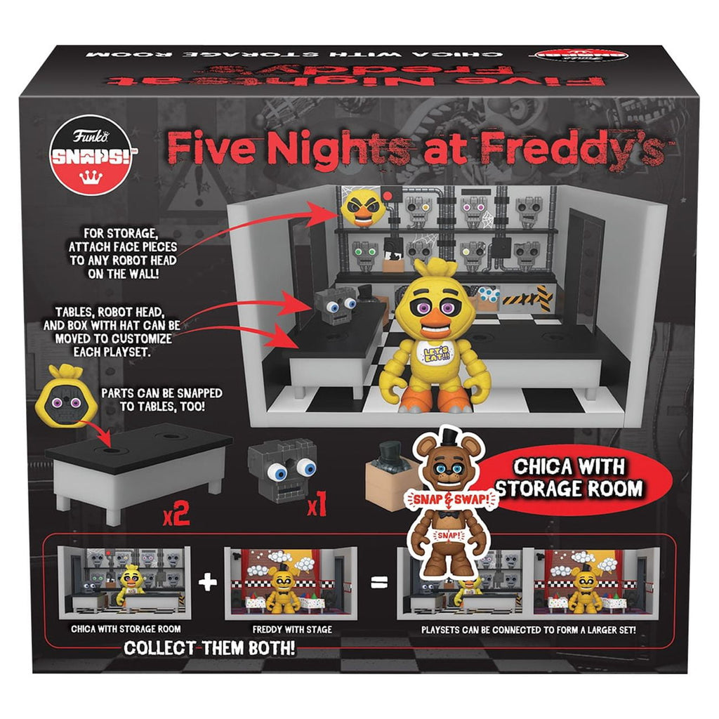Five Nights at Freddy's Snap: Playset - Storage Room with Chica