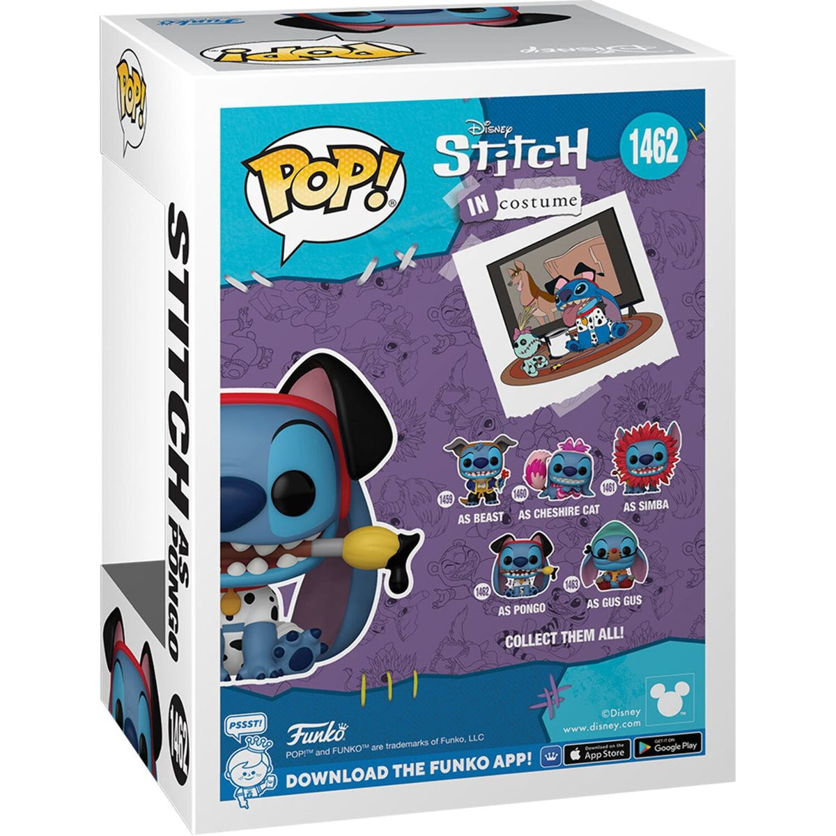 Lilo & Stitch Costume Stitch as Pongo Pop! Vinyl Figure