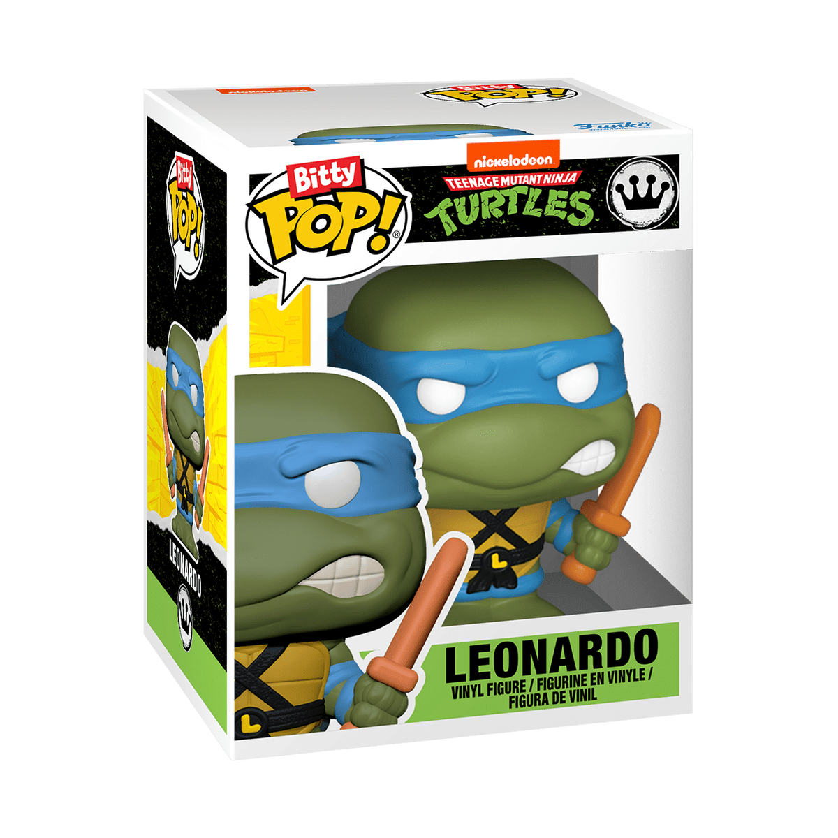 Funko Bitty POP! Box: Teenage Mutant Ninja Turtles - Sewer Lair with Leonardo and Michelangelo Collectible Vinyl Mini-Figures