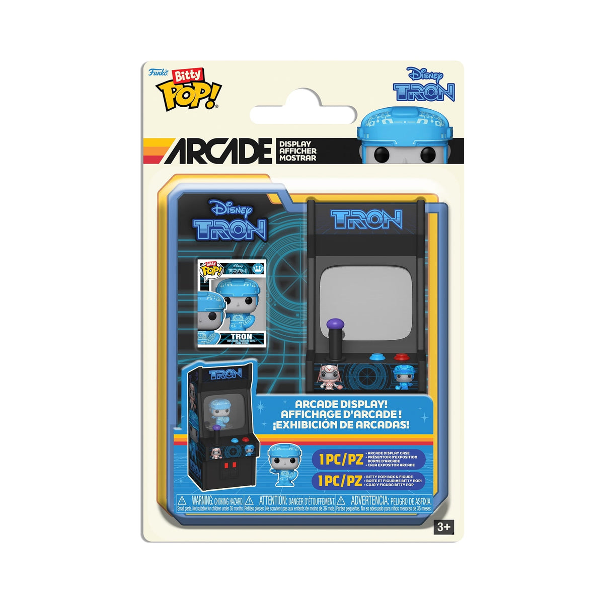 Funko Bitty Pop Arcade: Tron Arcade with Tron Bitty POP