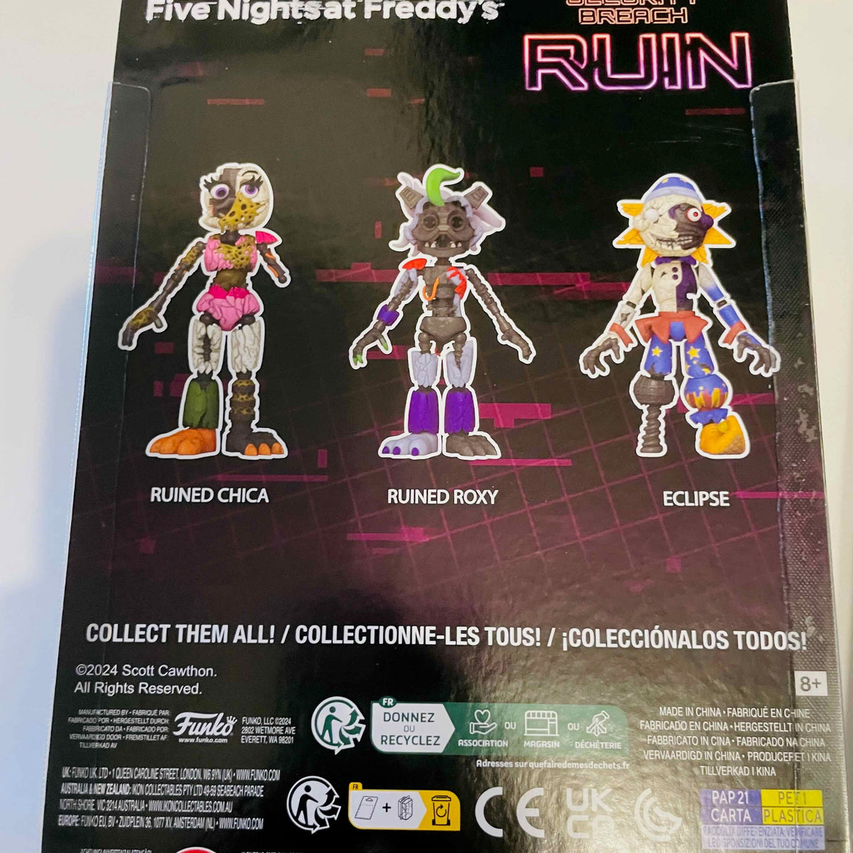 Five Nights at Freddy's: Security Breach Ruin Eclipse Action Figure Set of 3