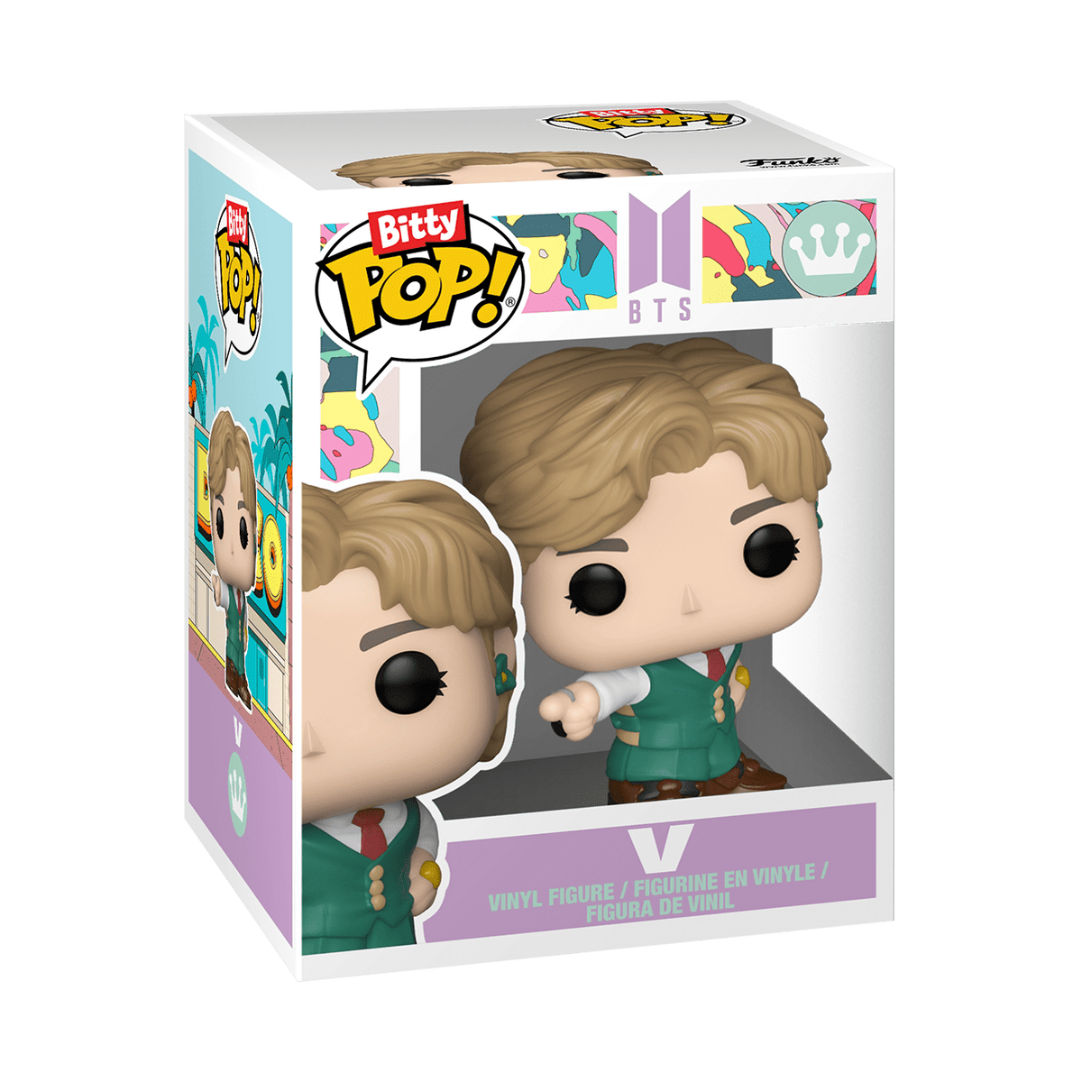 Funko Bitty POP! Stage: BTS - Dynamite - V Collectible Vinyl Mini-Figure