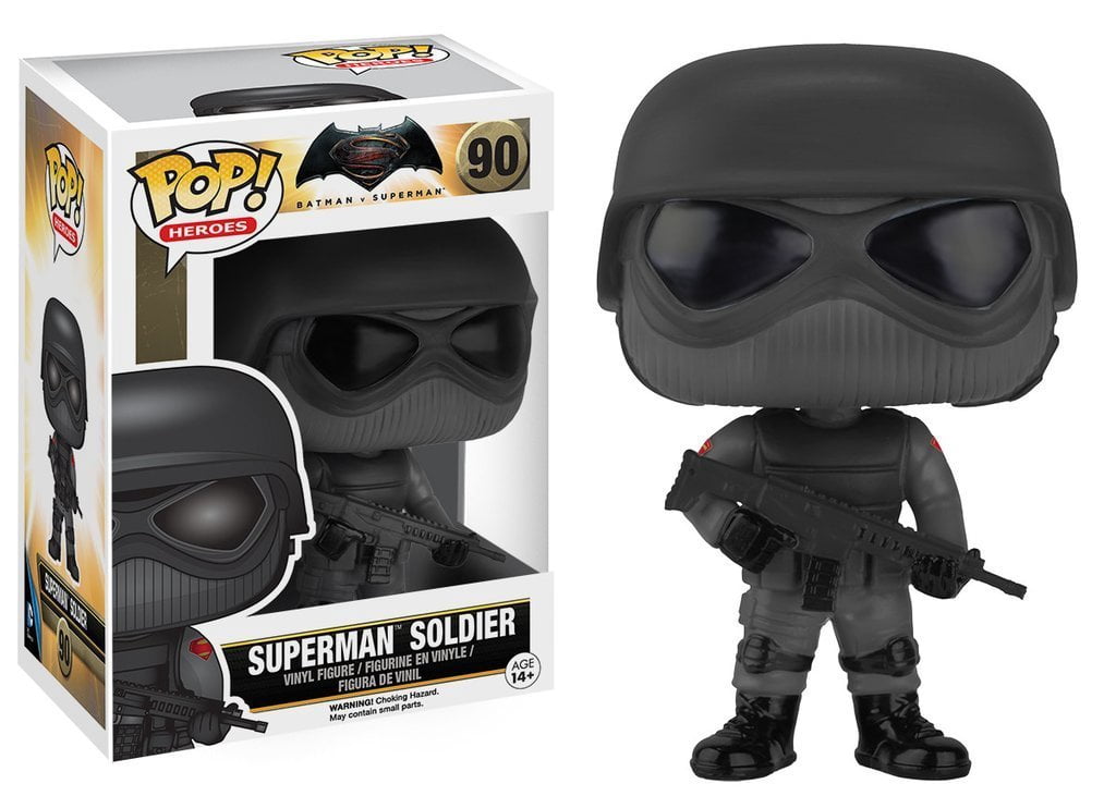 Funko POP Heroes: Batman vs Superman - Superman Soldier Action Figure