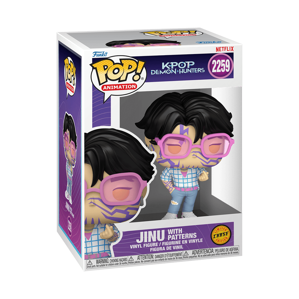 Funko POP! Animation: K-POP Demon Hunters - Jinu Collectible Vinyl Figure with Chase