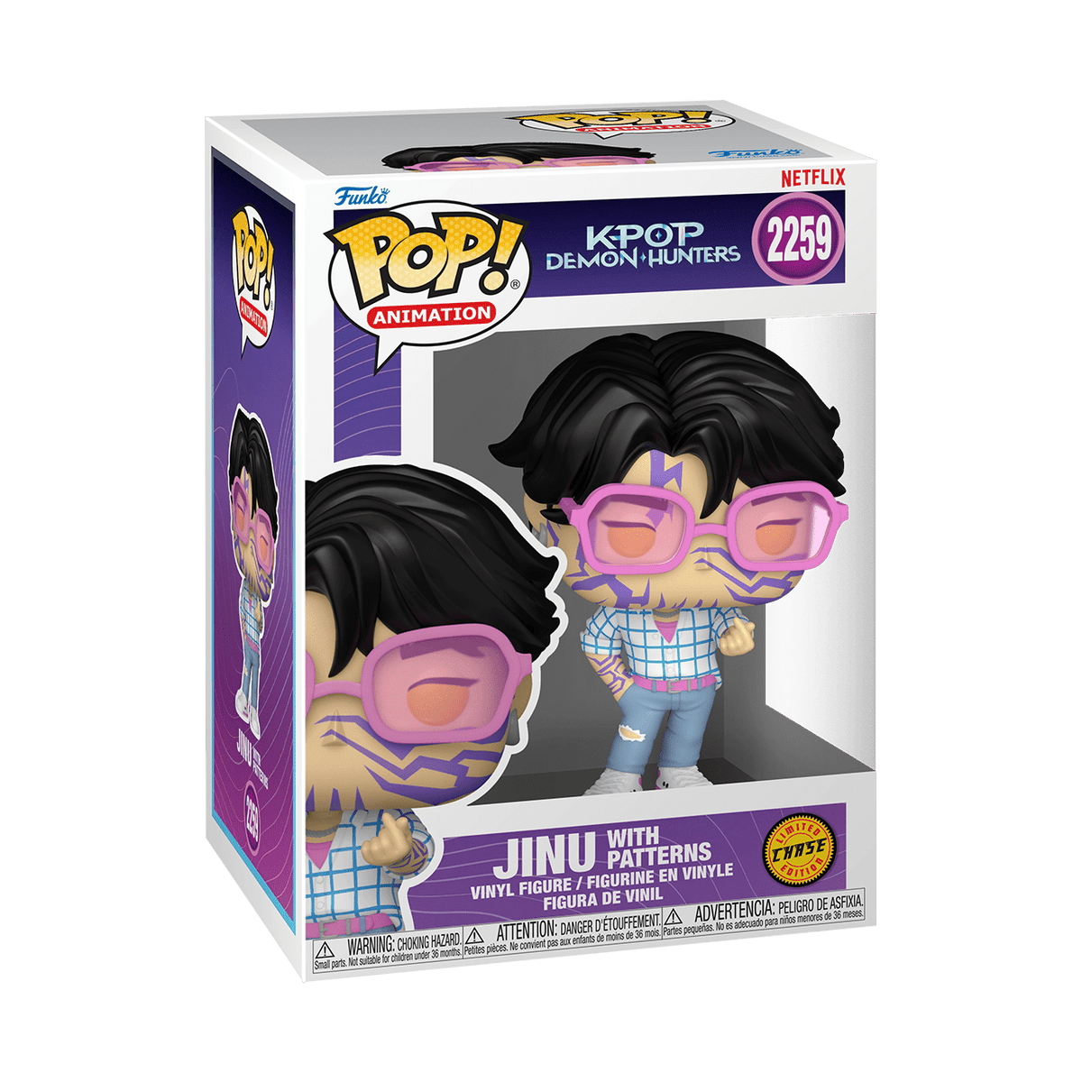 Funko POP! Animation: K-POP Demon Hunters - Jinu Collectible Vinyl Figure with Chase
