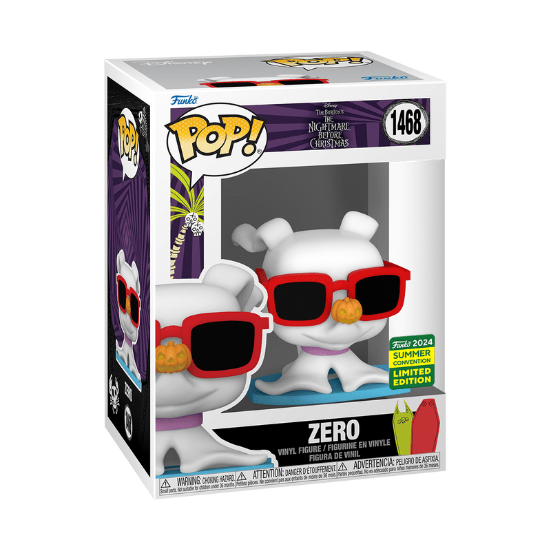 Pop Disney The Nightmare Before Christmas 3.75 Inch Action Figure Exclusive - Zero #1468
