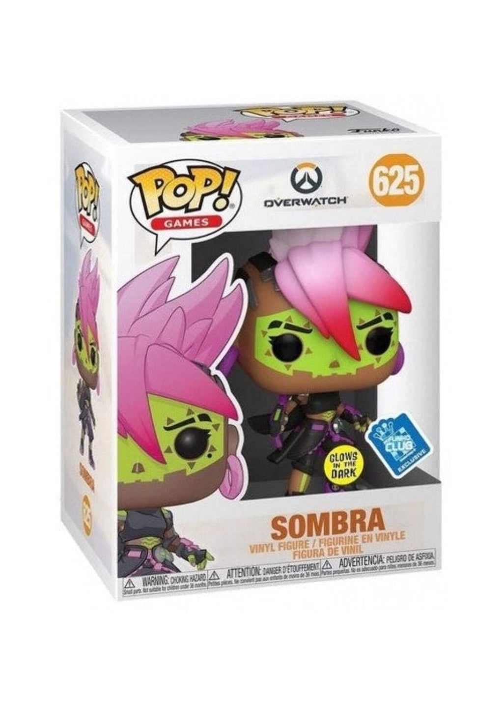 Funko Pop! Games: Overwatch - Sombra Los Muertos Glow in The Dark Exclusive