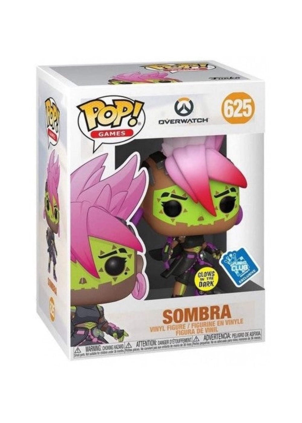 Funko Pop! Games: Overwatch - Sombra Los Muertos Glow in The Dark Exclusive
