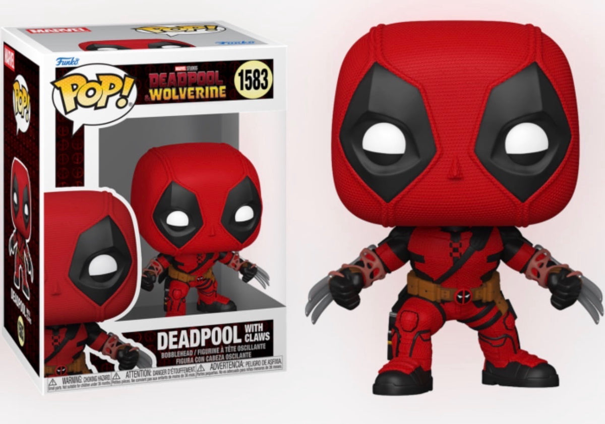 Deadpool & Wolverine Deadpool with Claws Funko Pop! Vinyl Figure #1583