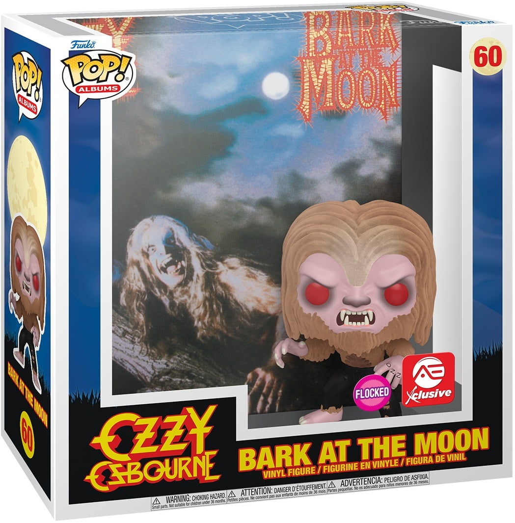 FUNKO POP! Cover with Case: Ozzy Osbourne - Bark at the Moon (Flocked)