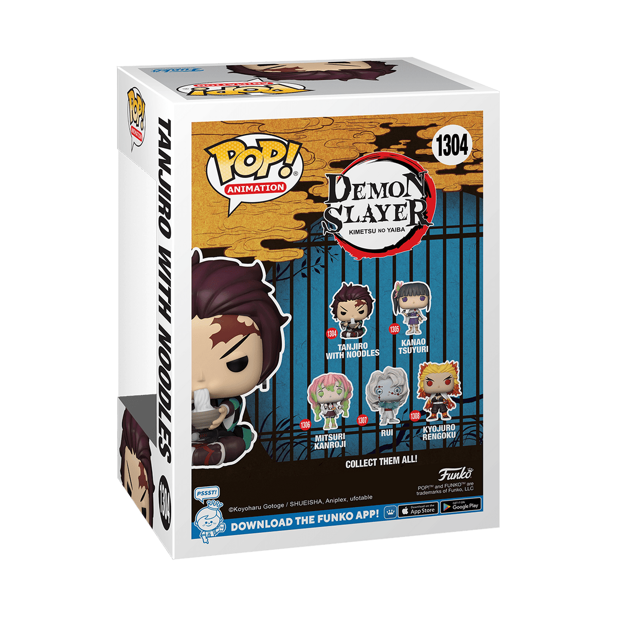 Funko Pop! Animation: Demon Slayer - Tanjiro with Noodles Vinyl Figure