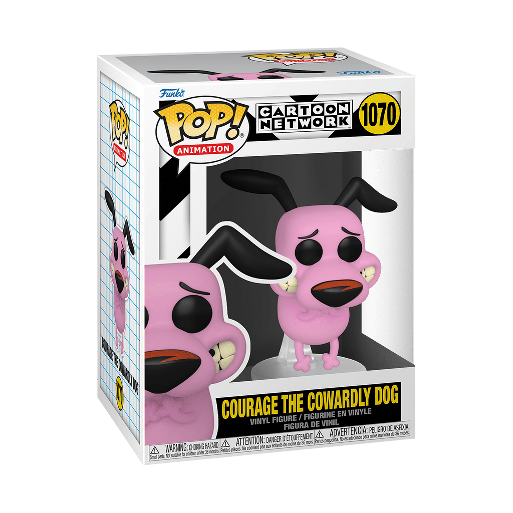 Funko Pop! Animation: Courage - Courage the Cowardly Dog Vinyl Figure