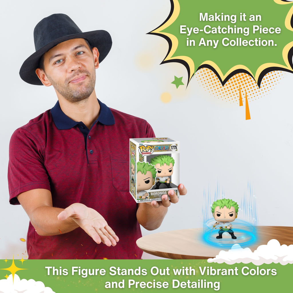 Roronoa Zoro with Sword Funko Pop! Animation One Piece - Collectible Vinyl Figure #1775 with Case