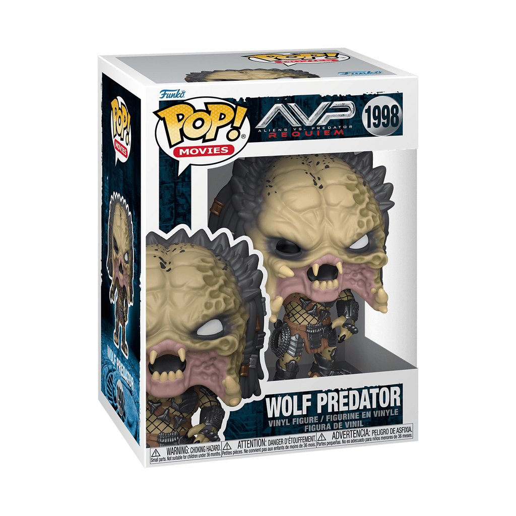 Funko POP Movies: Predator ââ‚?Wolf Predator with Possible Chase Collectible Vinyl Figure