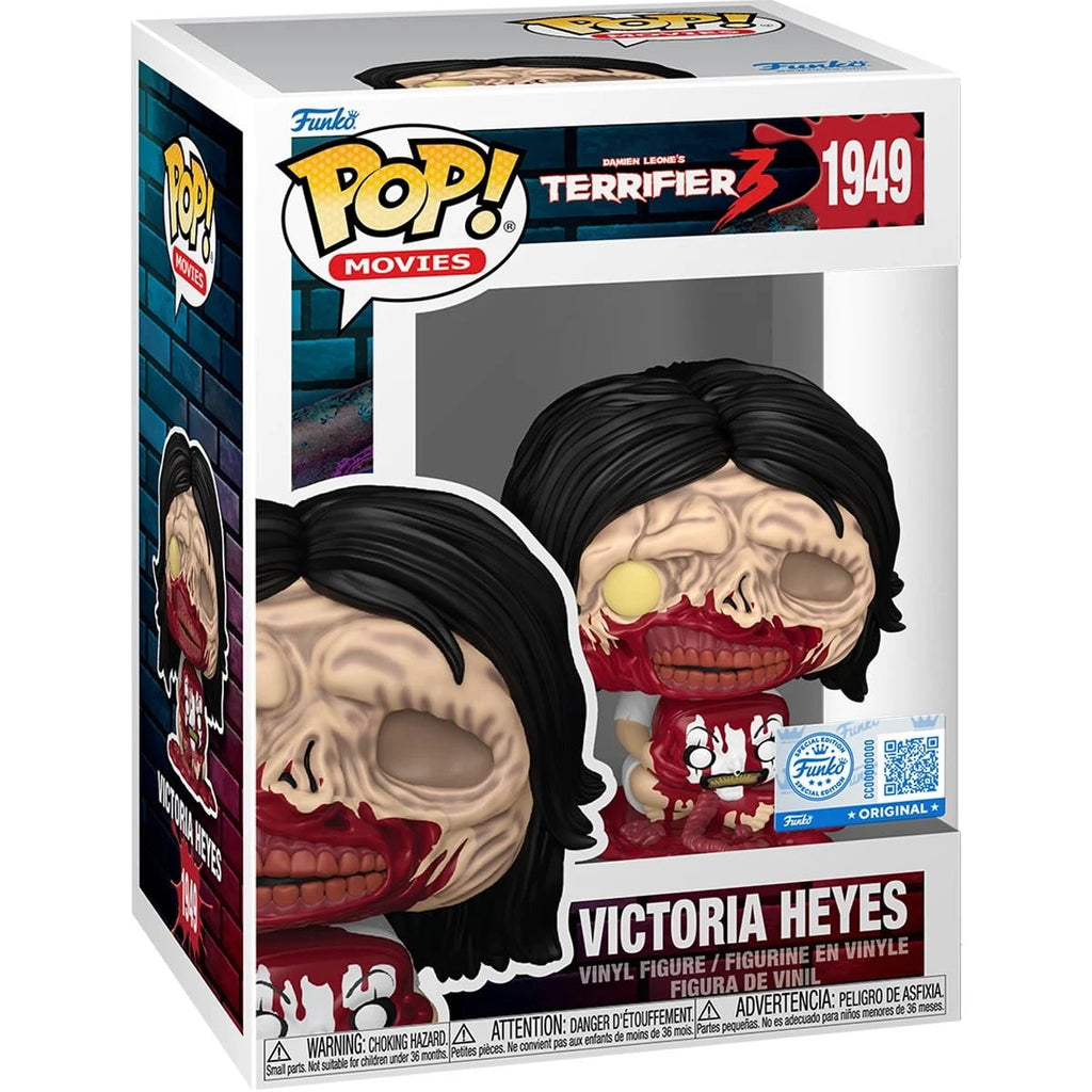 Funko Pop Movies 1949 Terrifier 3 Victoria Heyes Vinyl Figure Exclusive