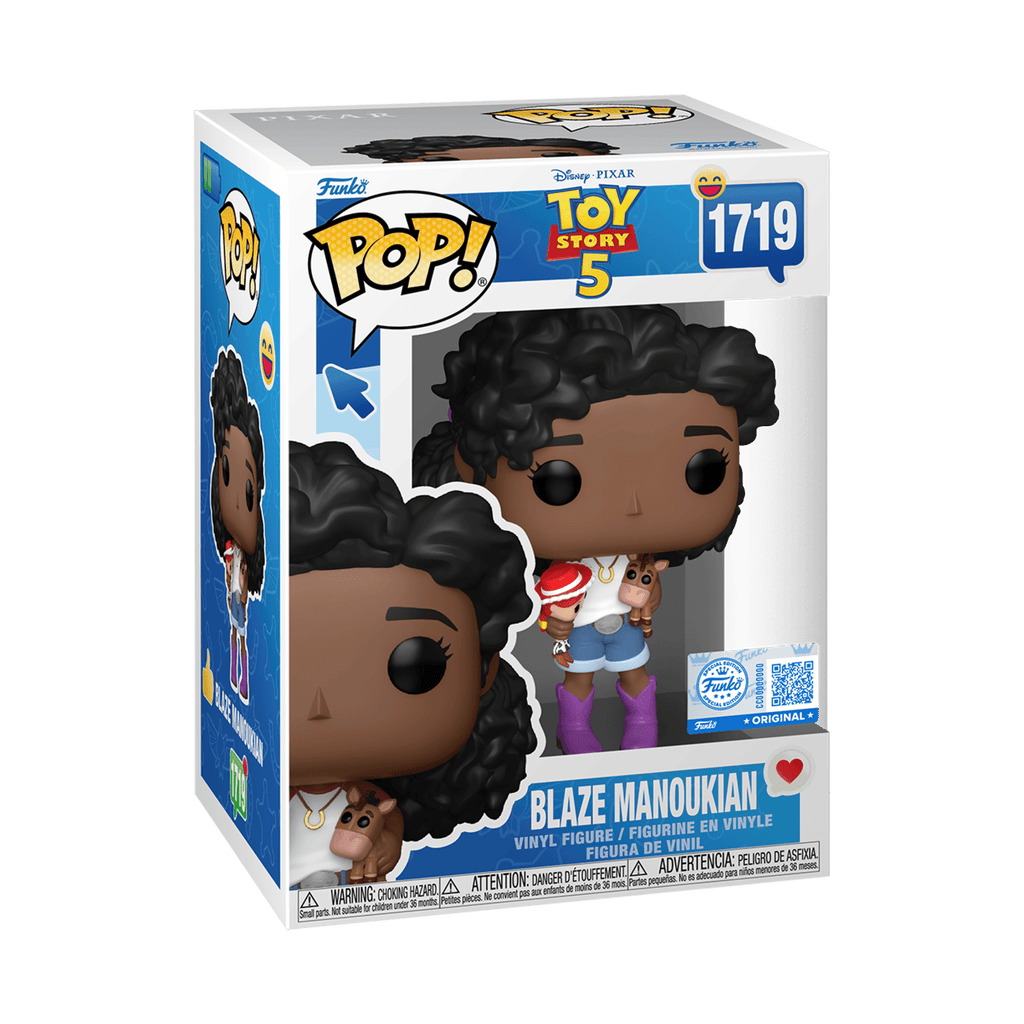 Funko POP Disney: Toy Story 5 - Blaze Manoukian, Walmart Exclusive Collectible Vinyl Figure