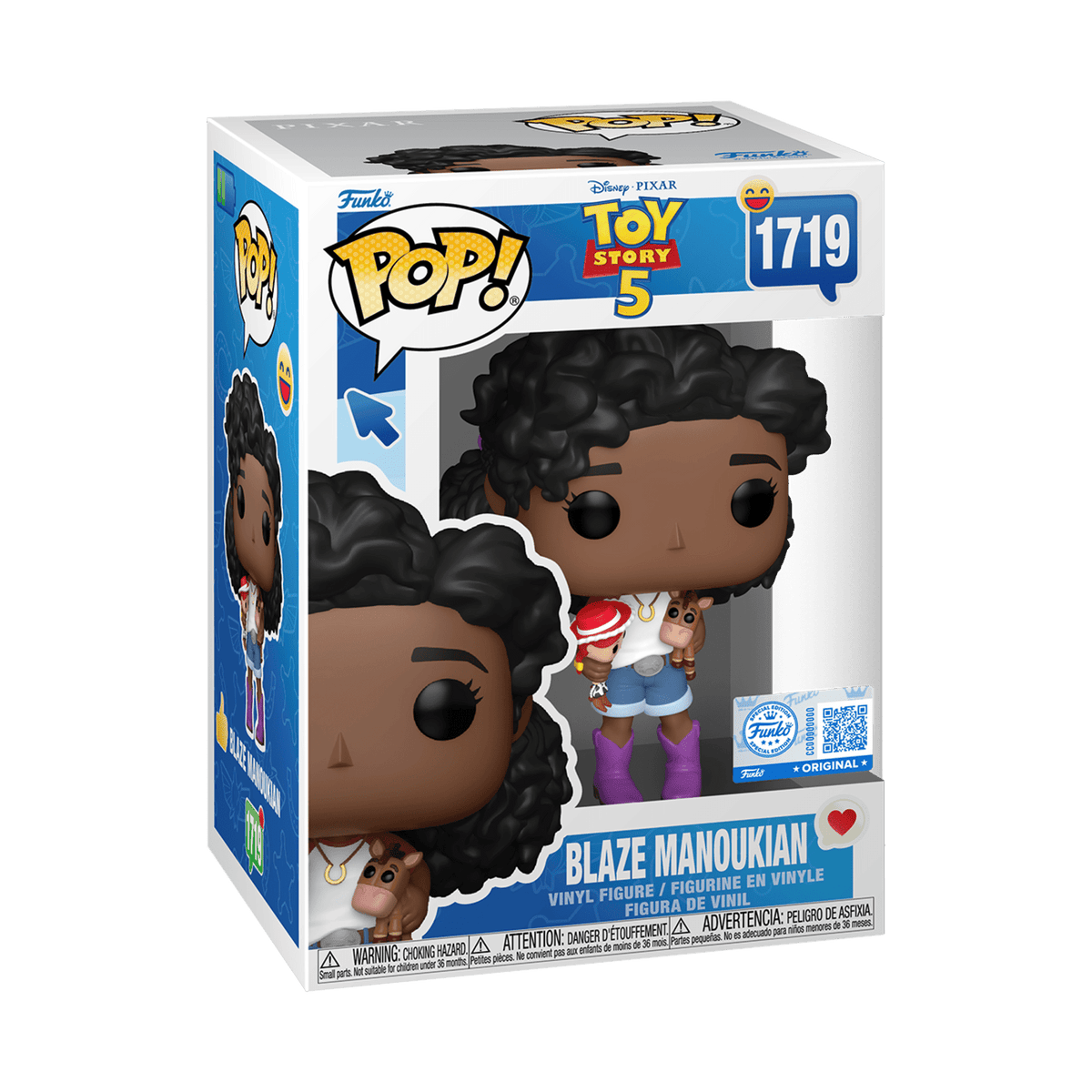 Funko POP Disney: Toy Story 5 - Blaze Manoukian, Walmart Exclusive Collectible Vinyl Figure