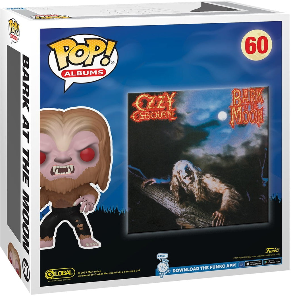 FUNKO POP! Cover with Case: Ozzy Osbourne - Bark at the Moon (Flocked)