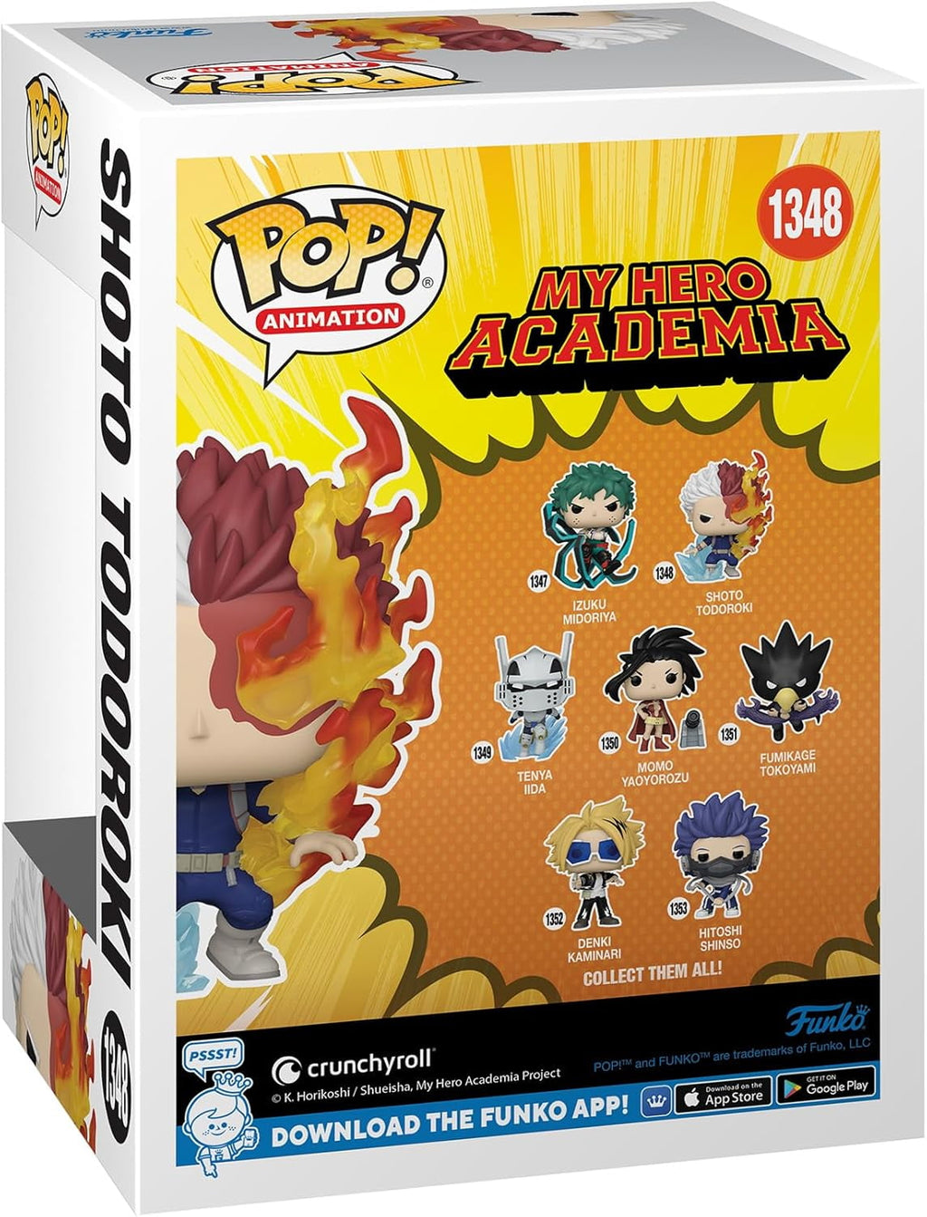 Funko POP! Animation My Hero Academia Shoto Todoroki (Glow in The Dark), Volcano X Exclusive