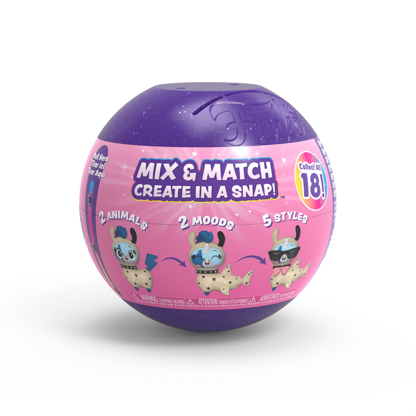Funko Snapsies Toy, Mix & Match Surprise Blind Capsule (One Capsule) with Accessories, Gift for Girls Ages 5 and Up