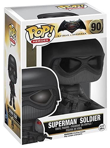 Funko POP Heroes: Batman vs Superman - Superman Soldier Action Figure
