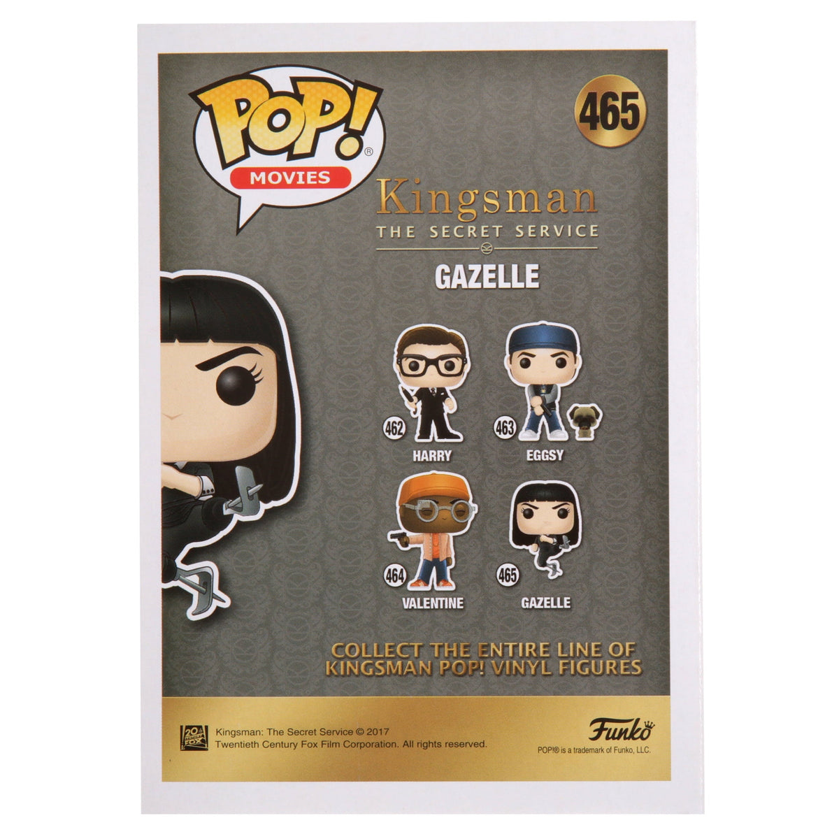 FUNKO POP! MOVIES: KINGSMAN - GAZELLE FUNKO POP! MOVIES: KINGSMAN - GAZELLE