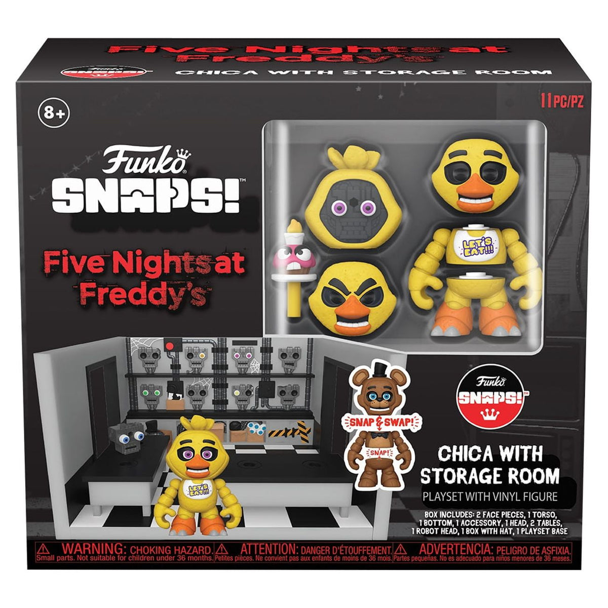 Five Nights at Freddy's Snap: Playset - Storage Room with Chica