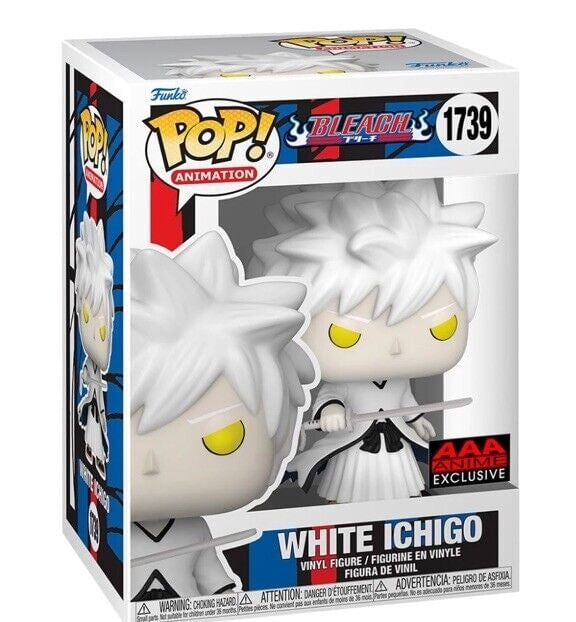 Funko Pop! Animation: Bleach - White Ichigo Kurosaki #1739 AAA Anime Exclusive