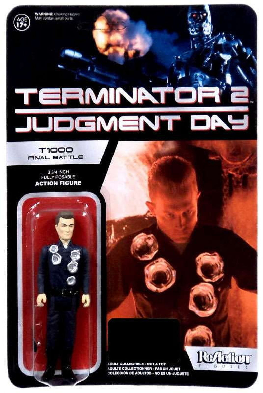 Funko The Terminator ReAction T-1000 Officer Action Figure (Final Battle)