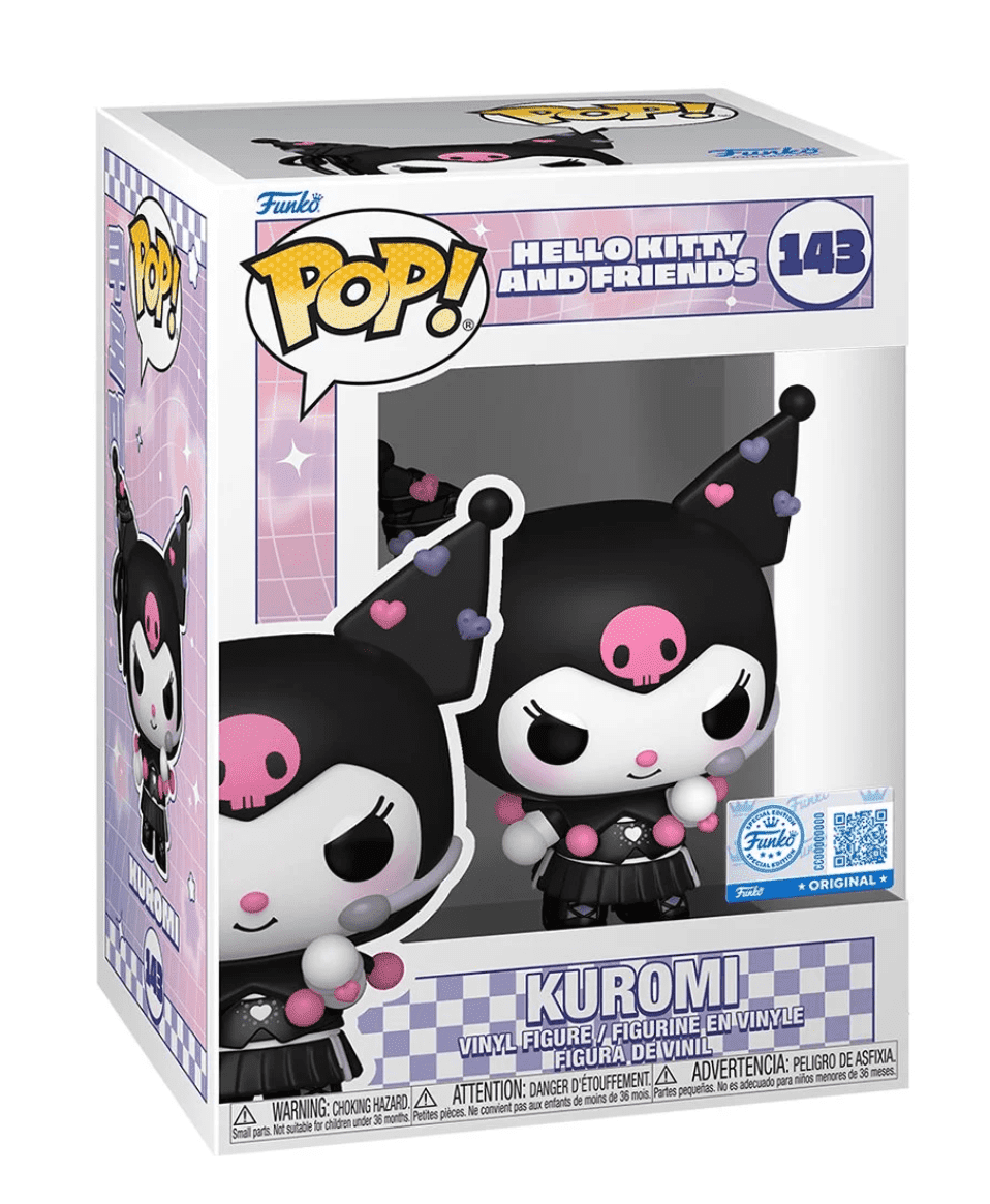 Hello Kitty and Friends Kuromi K-Pop Funko Pop! Vinyl Figure #143 - Entertainment Earth