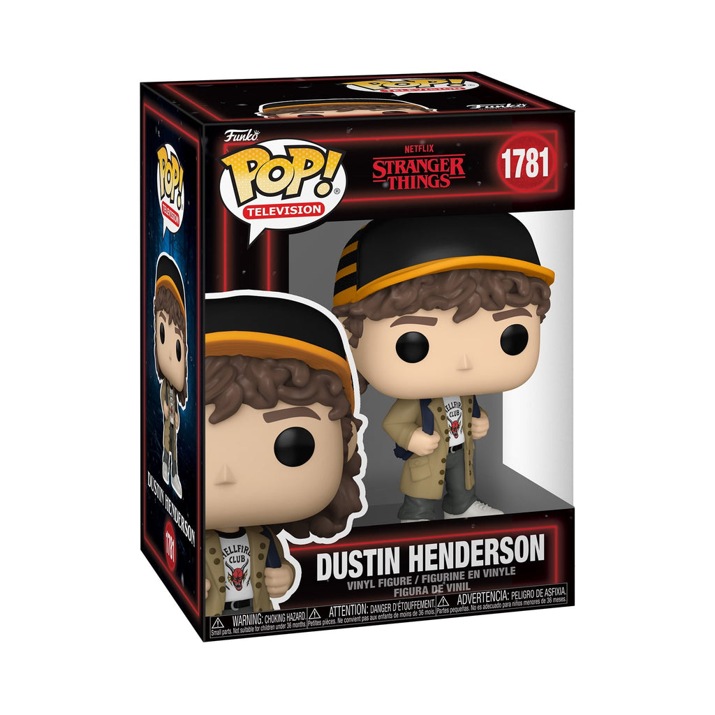 Funko POP! TV: Stranger Things Season 5- Dustin Henderson, Collectible Vinyl Figure