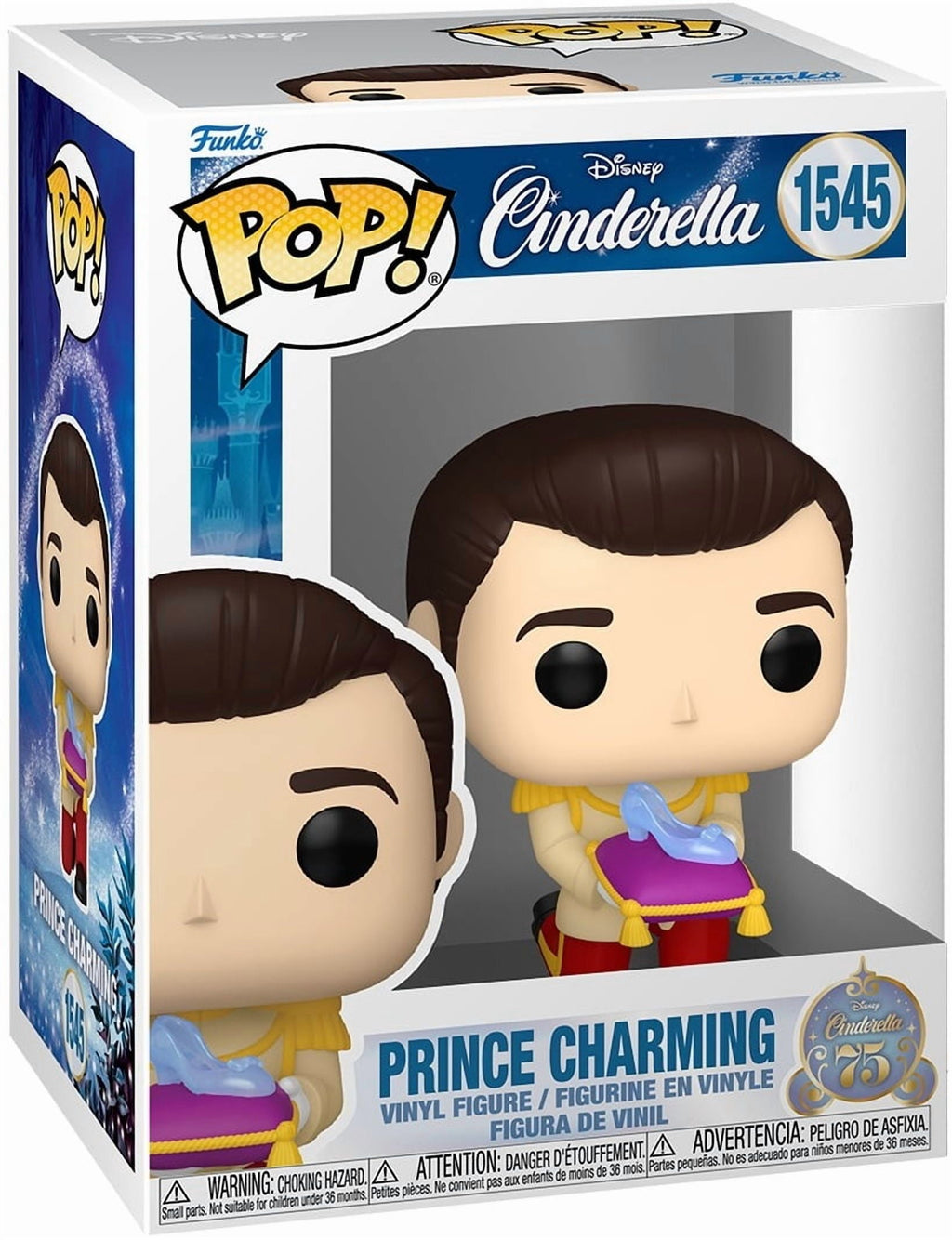 Cinderella Funko Pop! Disney 75th Anniversary - Collectible Vinyl Figure #1542 with Case