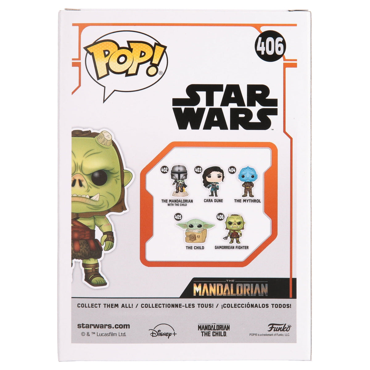 Funko Pop! Star Wars The Mandalorian Collectible Gamorrean Fighter Action Figure, 6.4" x 4.55"