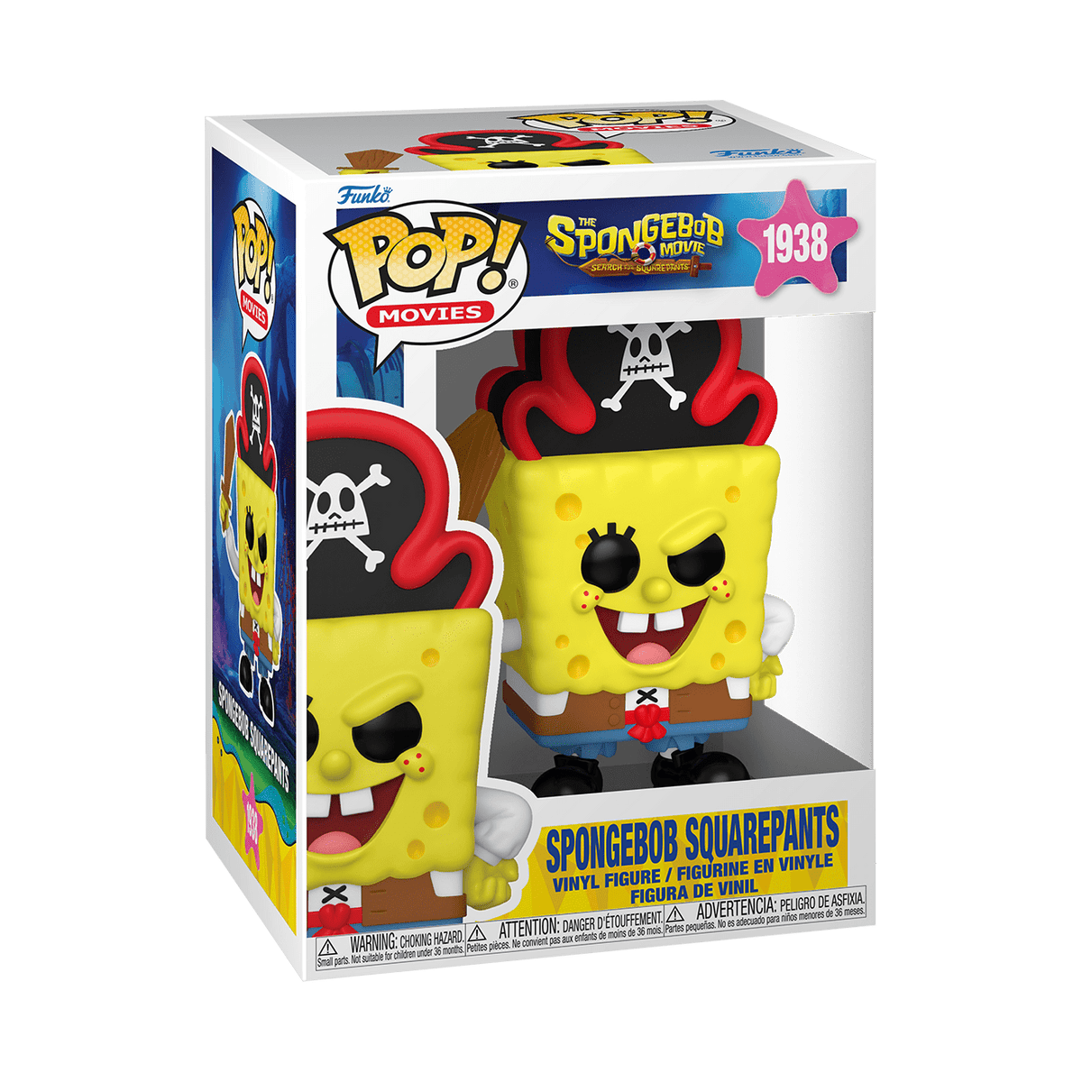 Funko POP! Movies: The SpongeBob Movie: The Search for SquarePants - SpongeBob SquarePants Collectible Vinyl Figure