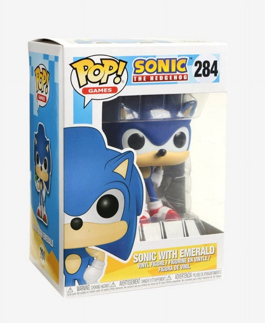 Funko Pop Games Sonic with Emerald Collectible Toy