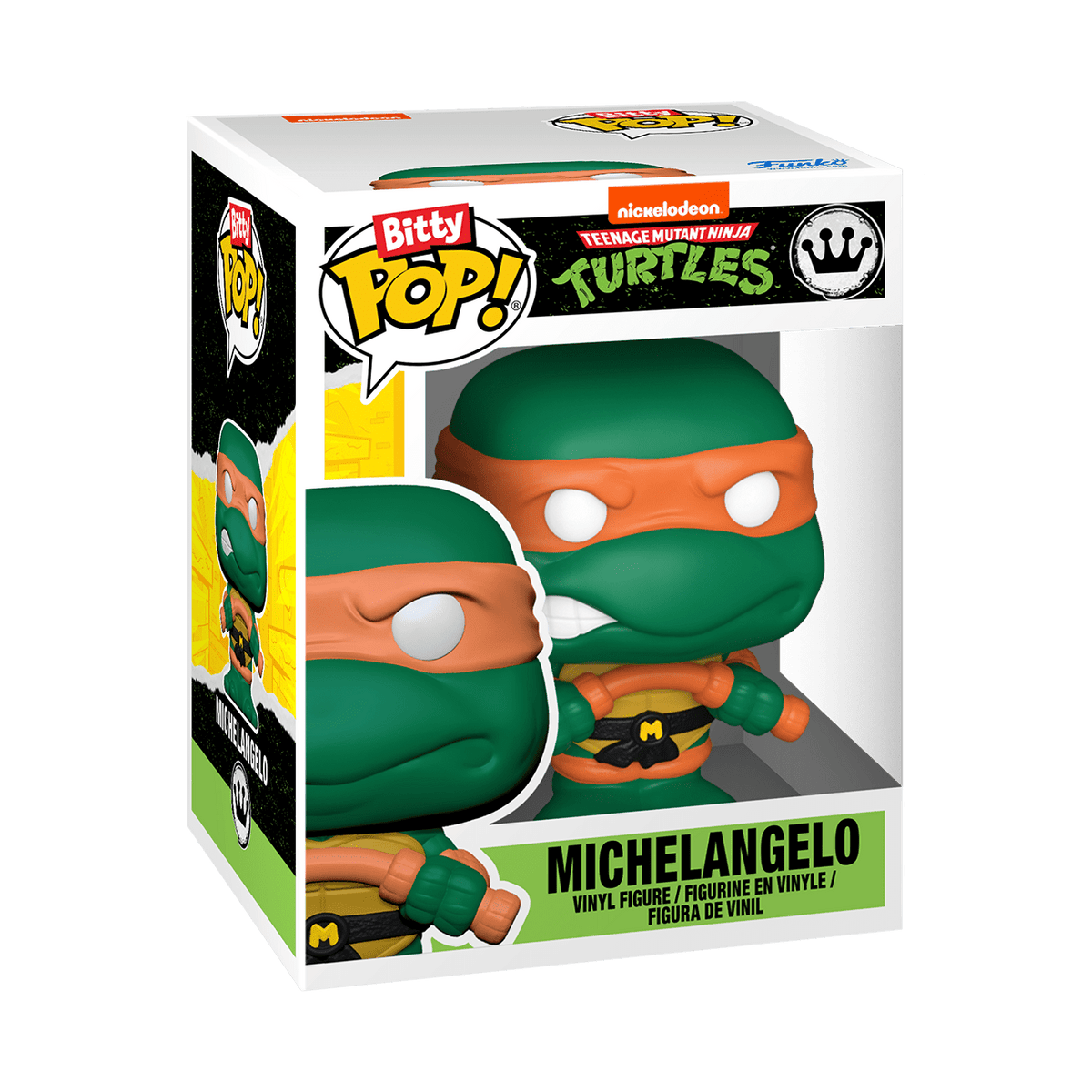 Funko Bitty POP! Box: Teenage Mutant Ninja Turtles - Sewer Lair with Leonardo and Michelangelo Collectible Vinyl Mini-Figures