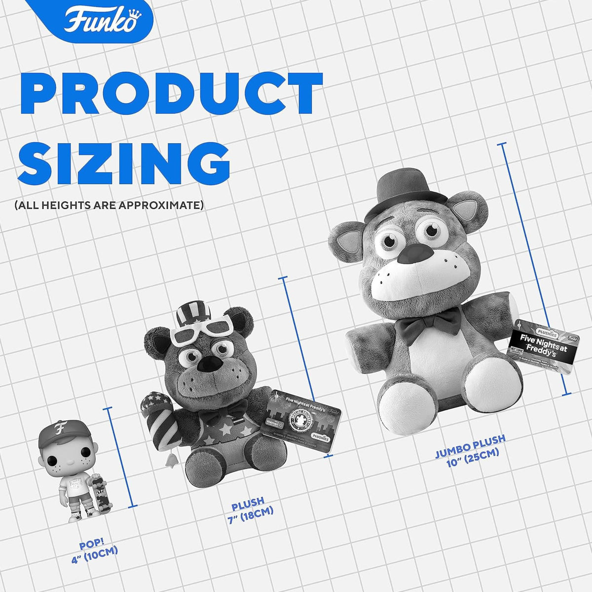 Funko Plush: Five Nights at Freddy's - Foxy Blue Blacklight