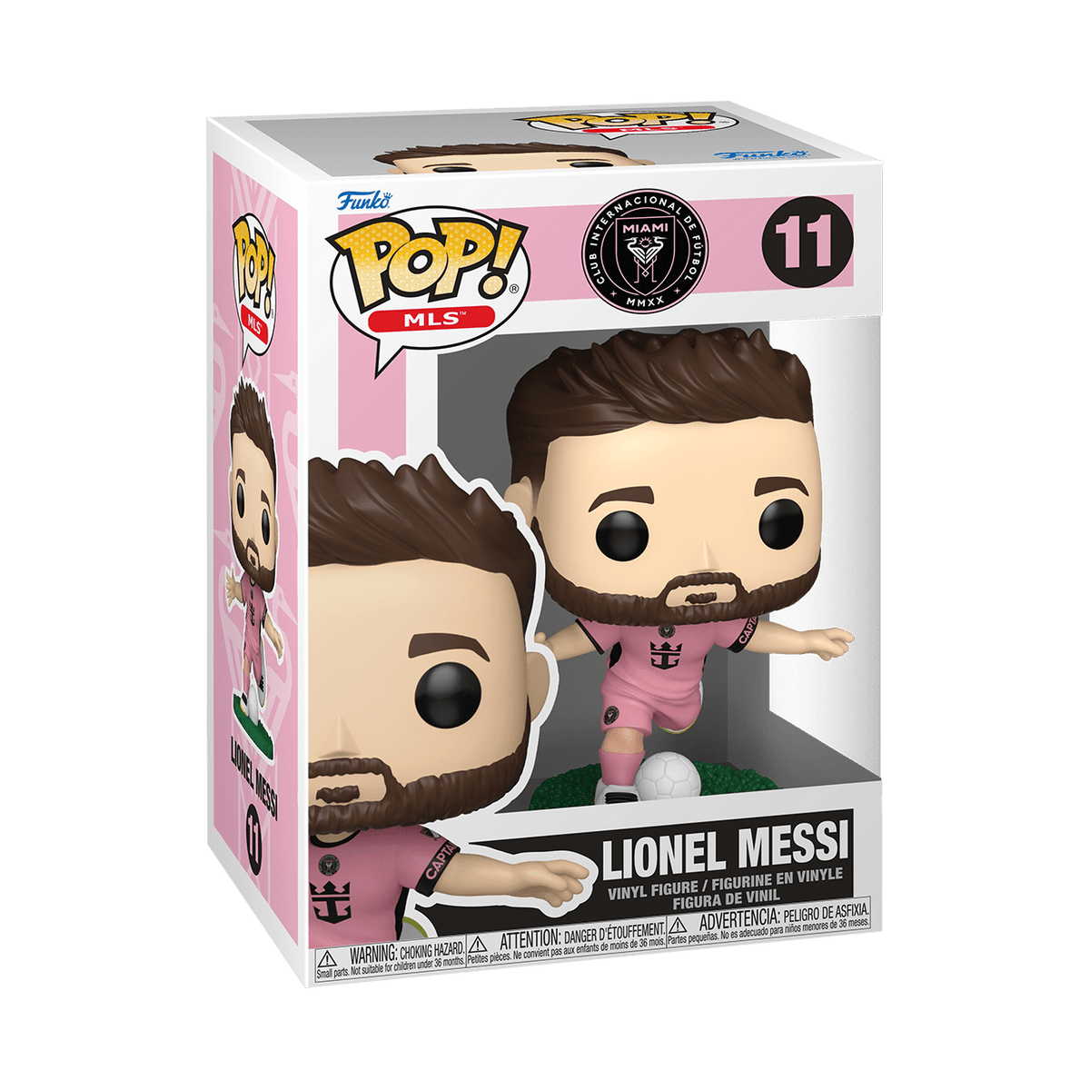 Funko POP! MLS: Inter Miami- L Messi - Pink Collectible Vinyl Figure