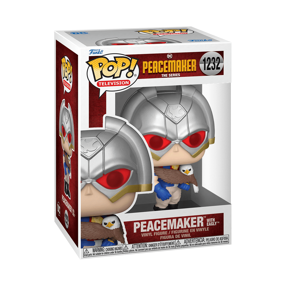 Funko Pop! TV: Peacemaker - Peacemaker with Eagly Vinyl Figure