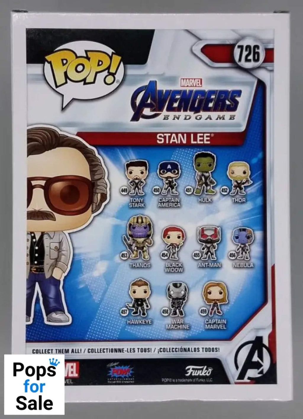 Pop Marvel Avengers Endgame 3.75 Inch Action Figure Exclusive - Stan Lee #726