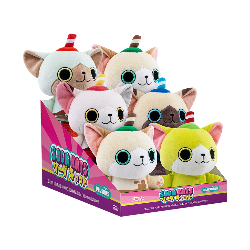 Paka Paka Plush: Soda Kat- 7" Kitty Cola