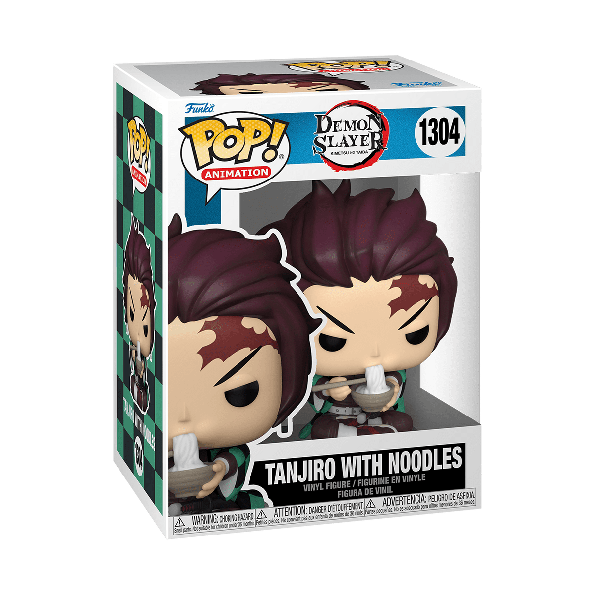 Funko Pop! Animation: Demon Slayer - Tanjiro with Noodles Vinyl Figure